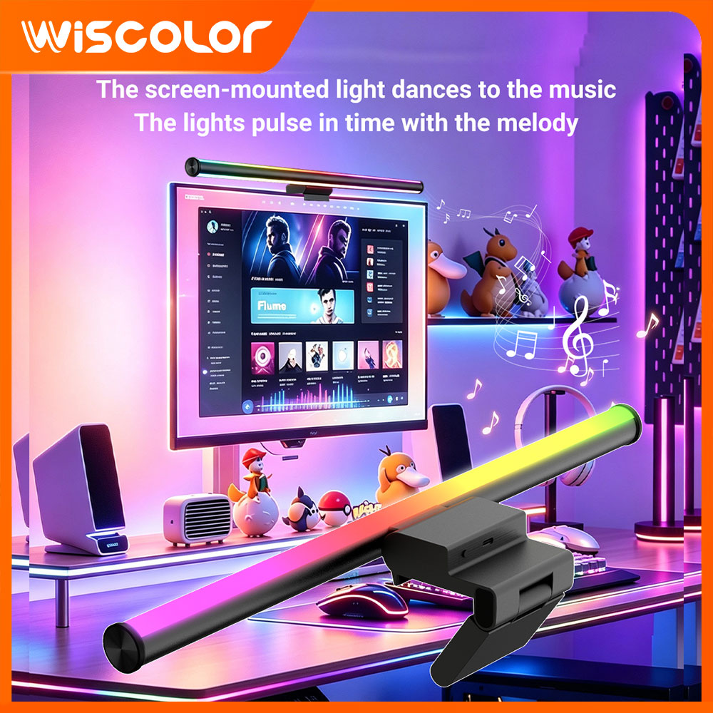 Setup Desk Monitor - RGBIC Wifi Control Setup Monitor Light