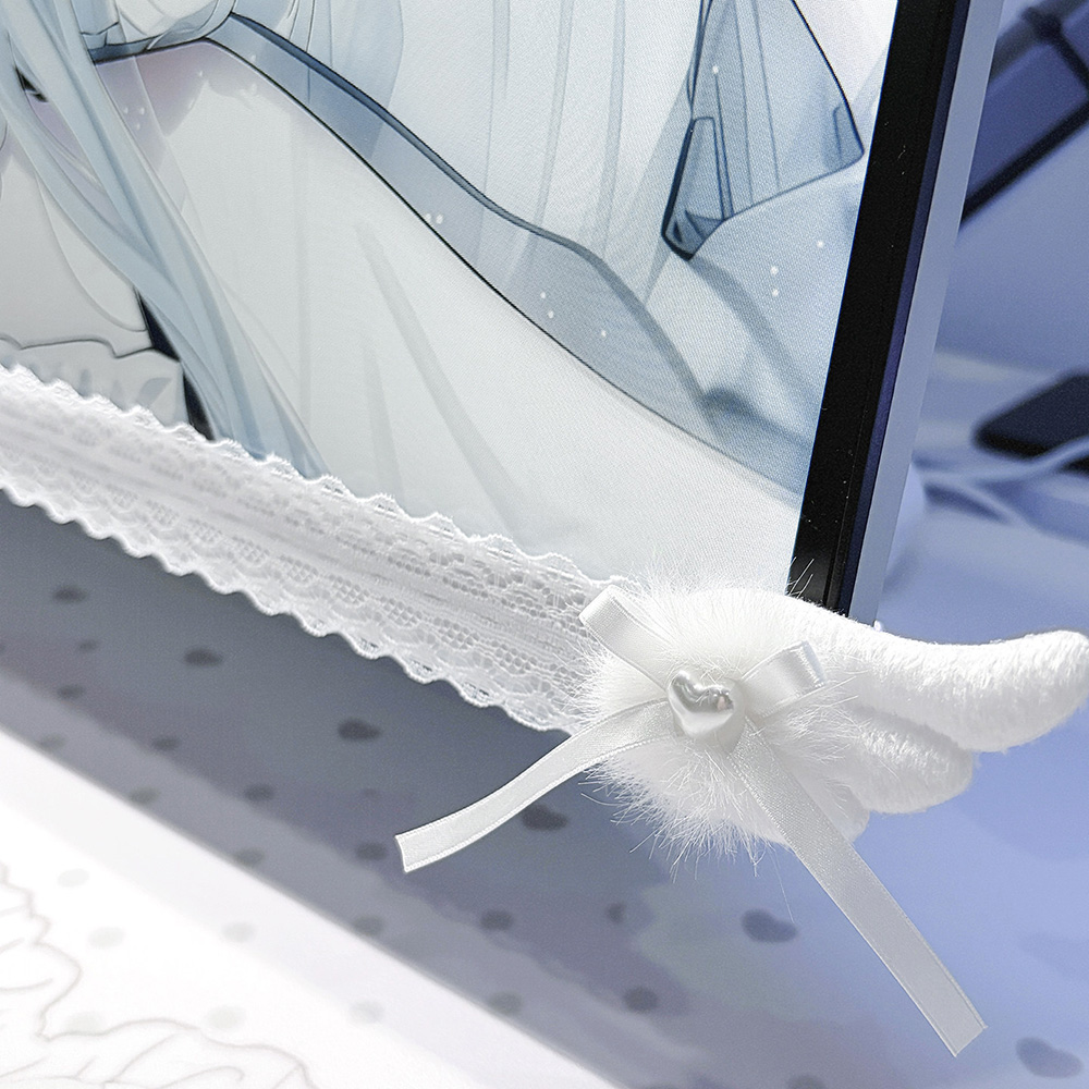 New Screen Decor White Lace Mo - Setup Desk Monitor 评论和价格