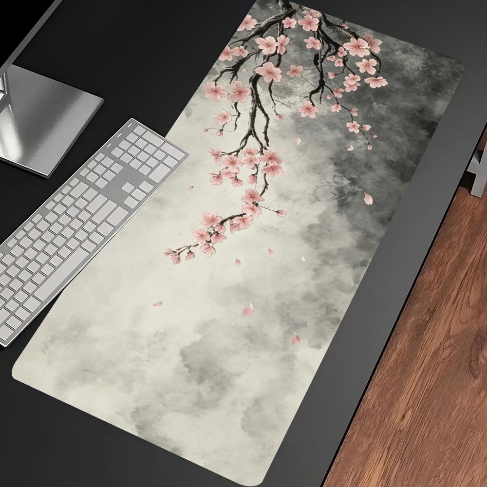 Plum Blossom Ink Art Extended  - Desk Setup Pc And Laptop 评论和价格