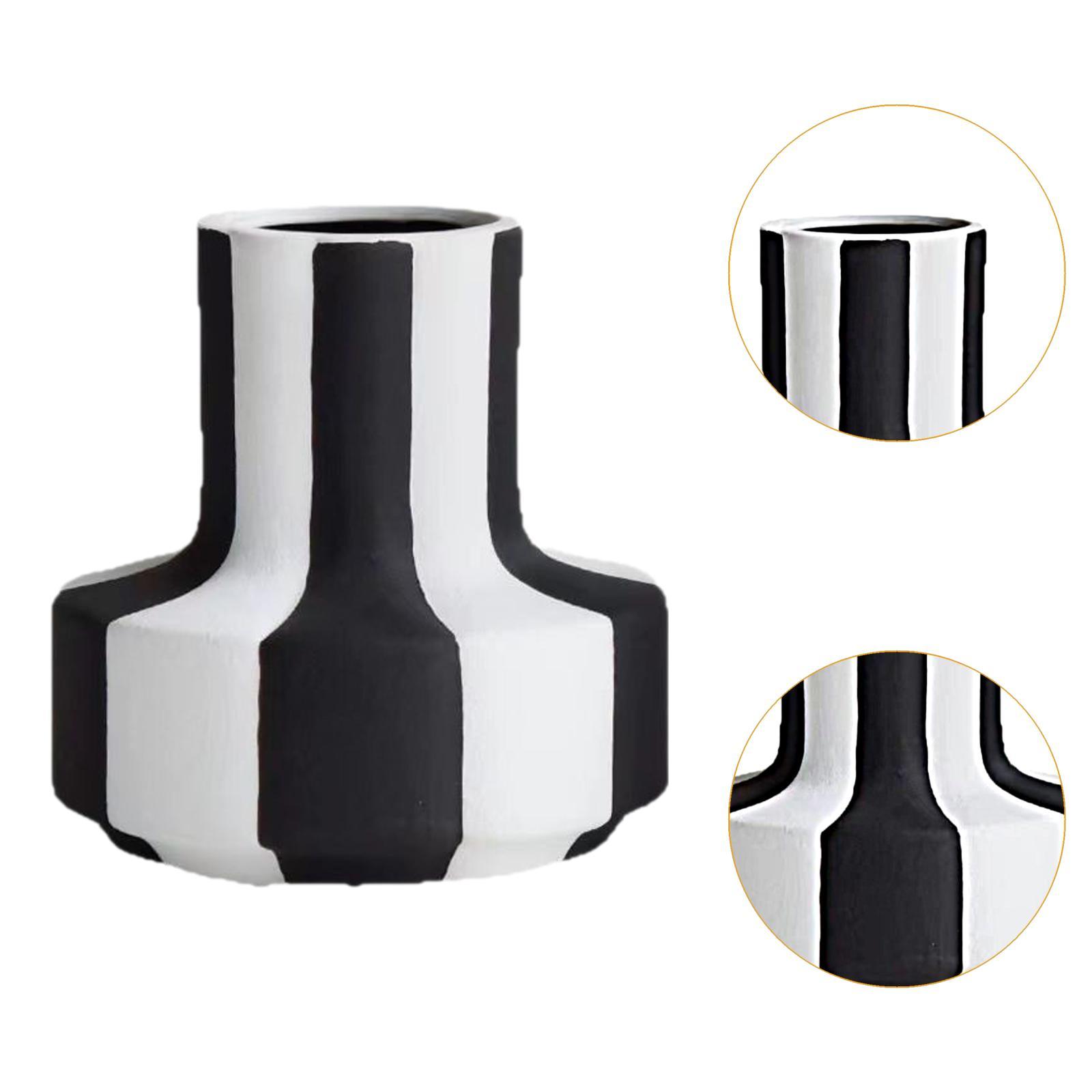 Elegant Black White Stripe Pla - Desk Setup Minimalist 评论和价格